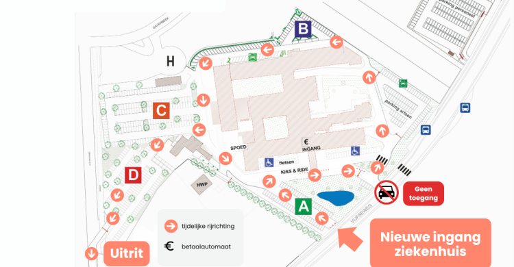 verkeerswijziging ingang