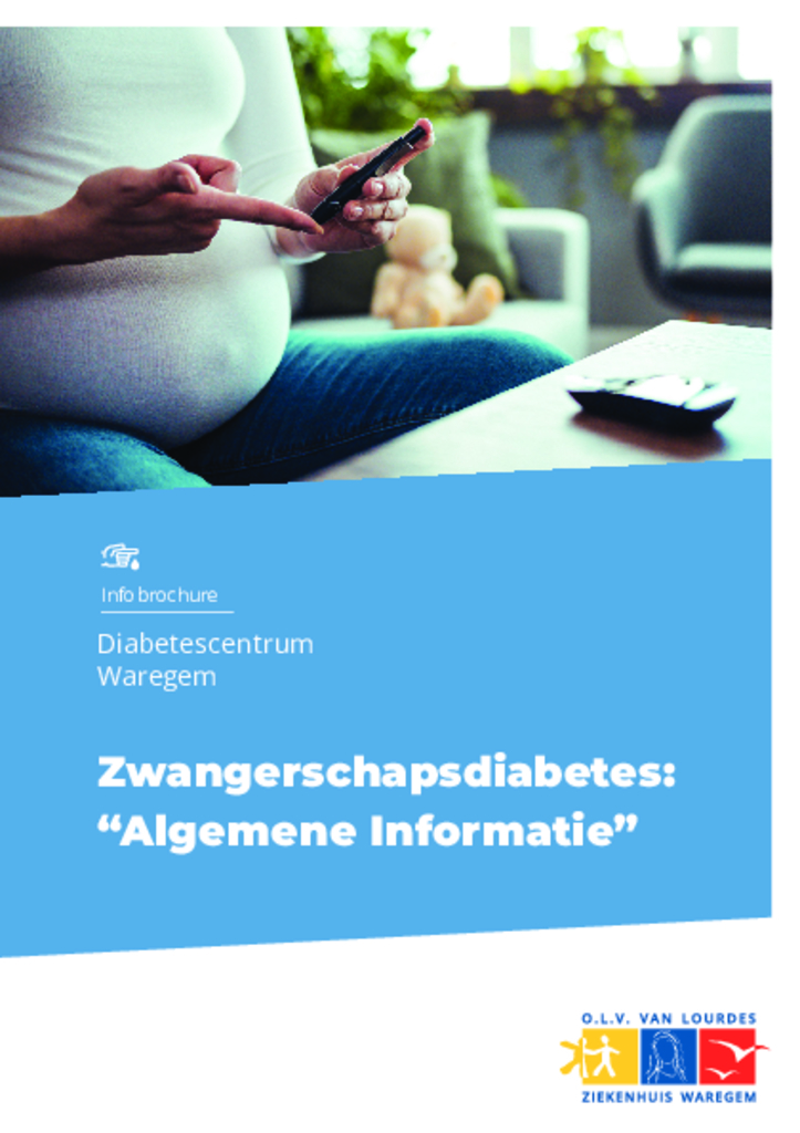 brochure zwangerschapsdiabetes algemene informatie