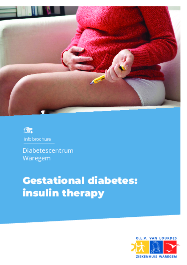 Gestational diabetes: insulin therapy