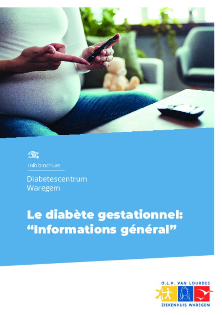 Brochure d'information au diabète gestationnel: information général