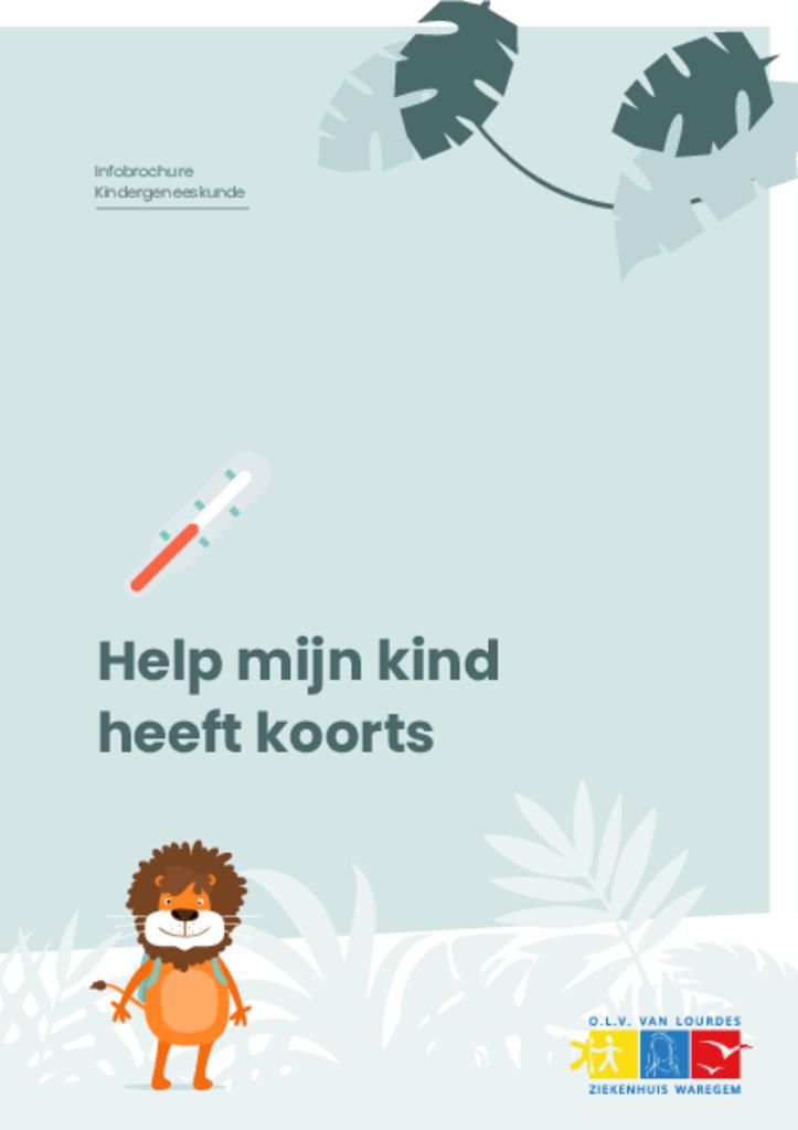 brochure Help mijn kind heeft koorts