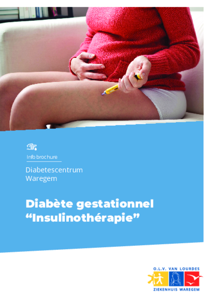 Brochure d'information au diabète gestattionnel: insulinothérapie