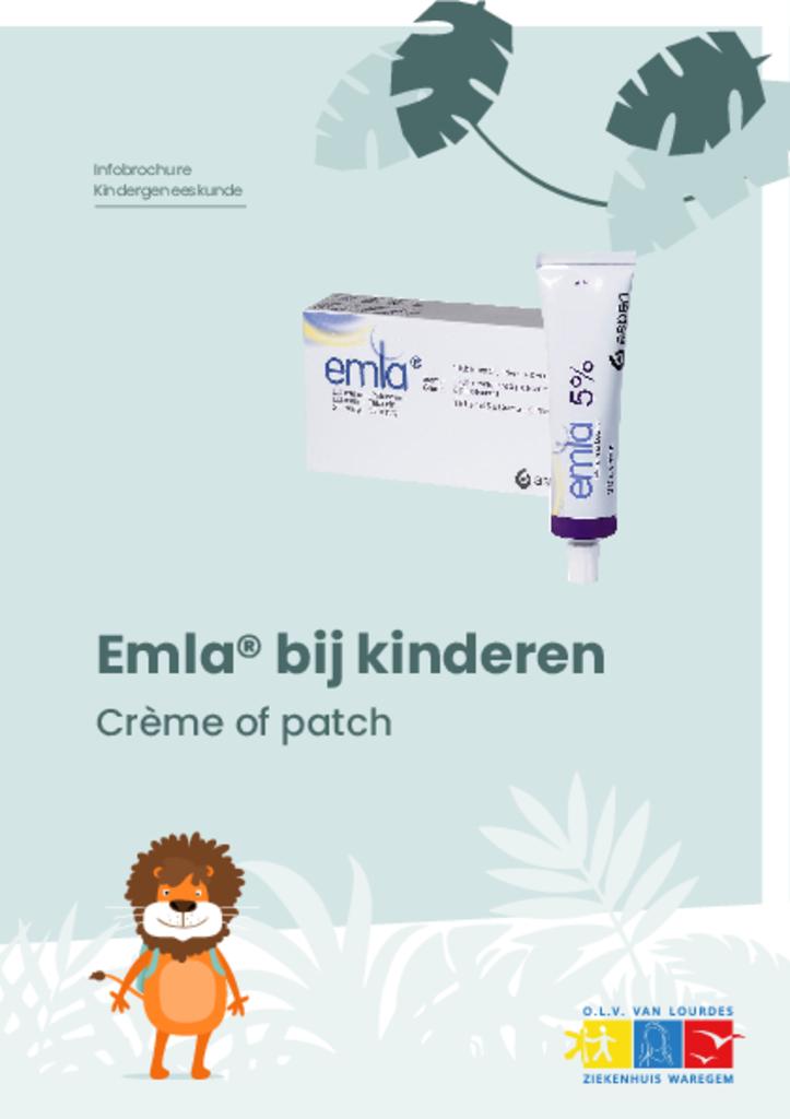 brochure Emla bij kinderen