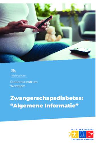 brochure zwangerschapsdiabetes algemene informatie