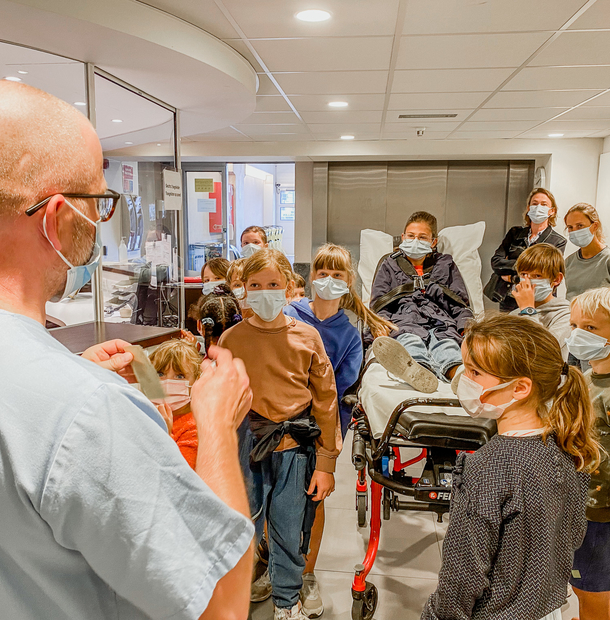 foto schoolbezoek