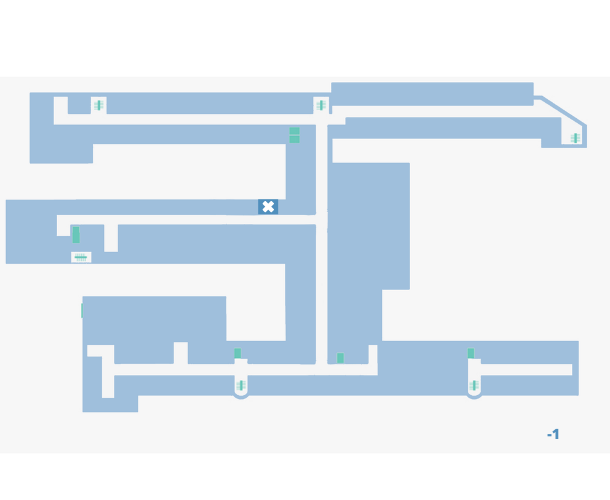 plattegrond fysische geneeskunde