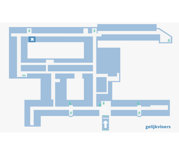 plattegrond psychiatrie